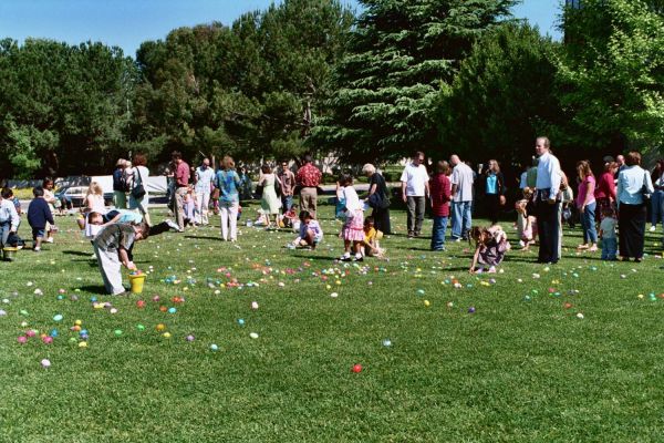 April 16 - Easter Egg Hunt for Kids! Between the 9:30 & 11:00 AM Easter Sunday Services