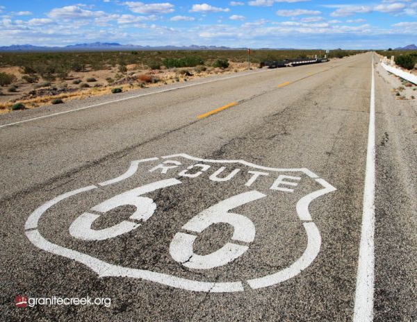 Route 66 Points of Interest - Wednesday Night Bible Study - 7:00 pm